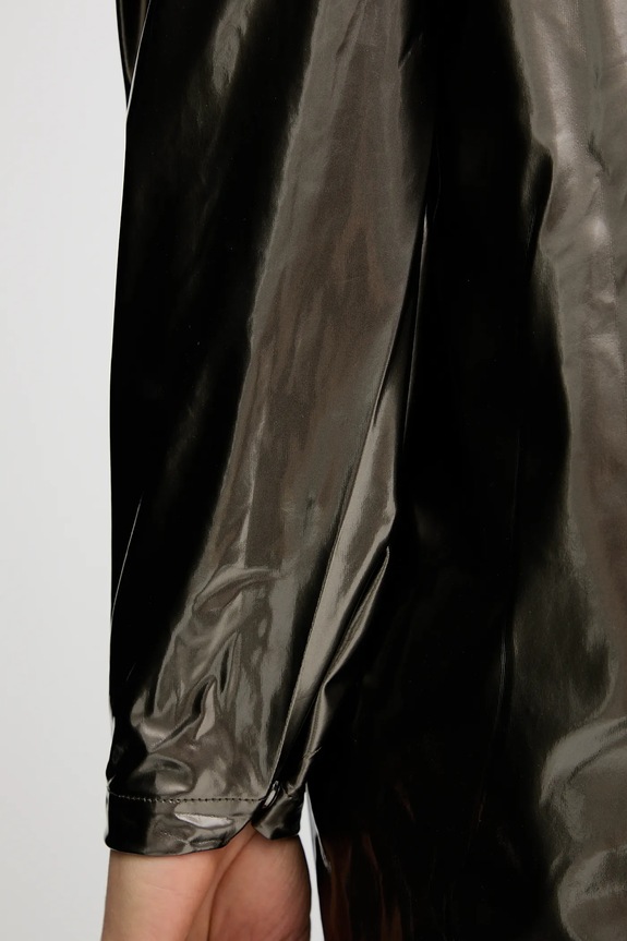Rains geacă 12020 Long Jacket W3 12020.150 maro