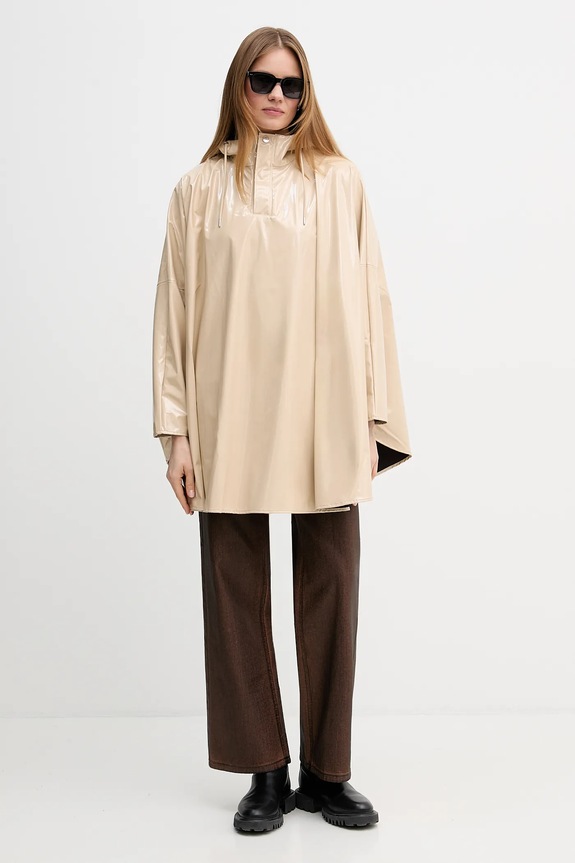 Rains giacca impermeabile 18800 Cape W3 18800.149 beige SS26
