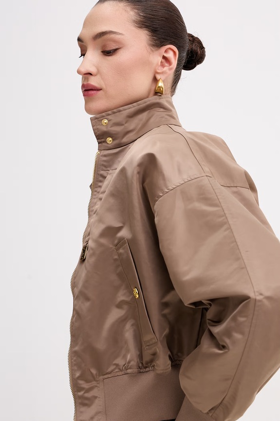 Elisabetta Franchi átmeneti kabát női barna GB05D61E2