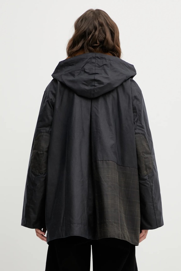 Одяг Куртка Barbour x Ganni Hooded Duffle Wax LWX1527NY71 темно-синій