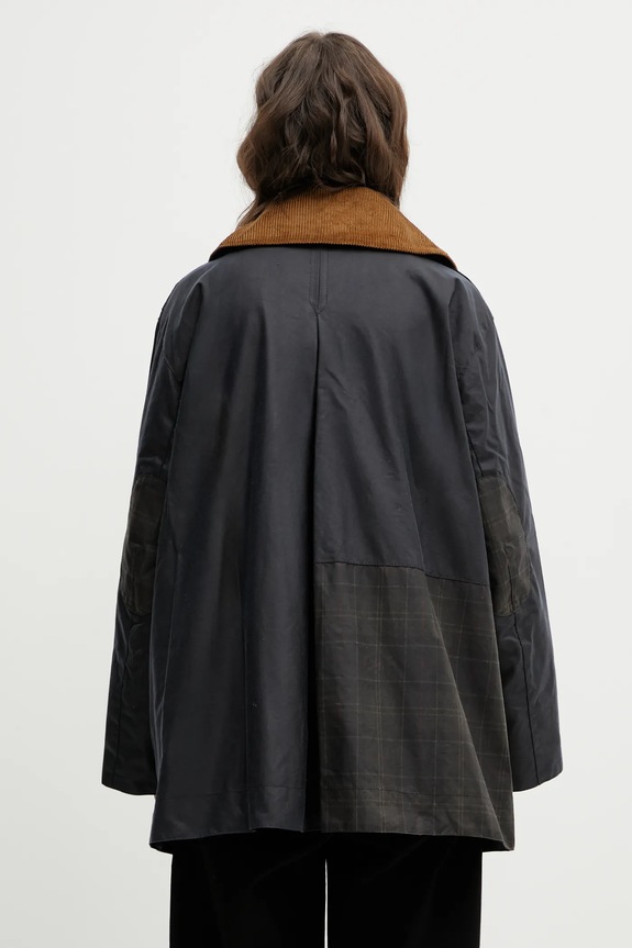 Куртка Barbour x Ganni Hooded Duffle Wax LWX1527NY71 темно-синій