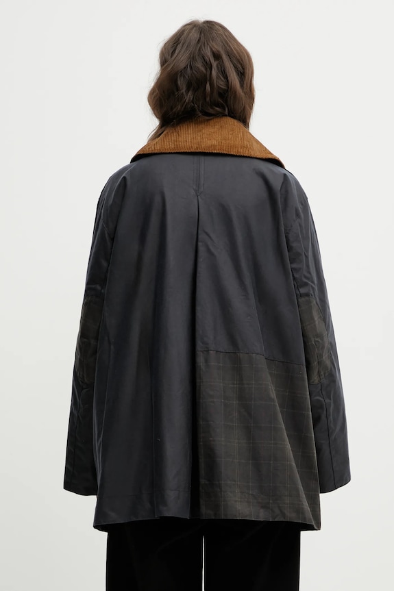 Куртка Barbour x Ganni Hooded Duffle Wax LWX1527NY71 темно-синій
