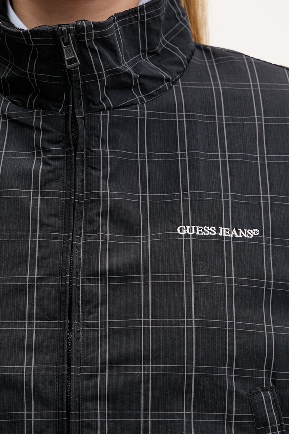 Μπουφάν Guess Jeans W6RL37.WGYL2 μαύρο