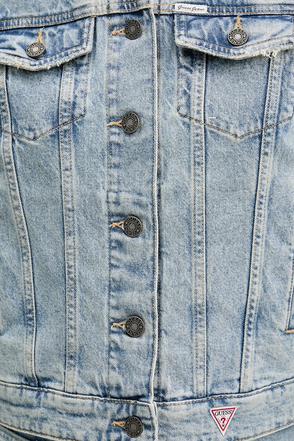 Guess Jeans kurtka jeansowa W6RN55.D5M4I niebieski