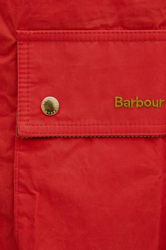 Barbour jachetă lungă pentru femei, din bumbac Hollington LCA0400 rosu