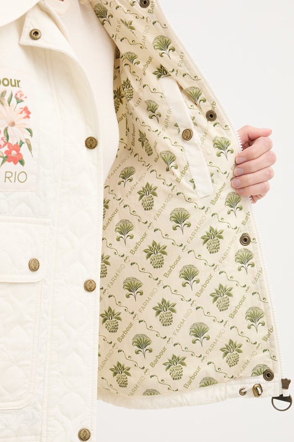 Barbour prechodná bunda dámska x Farm Rio LQU1906