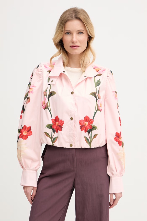 Barbour prechodná bunda dámska x Farm Rio ružová LSP0334