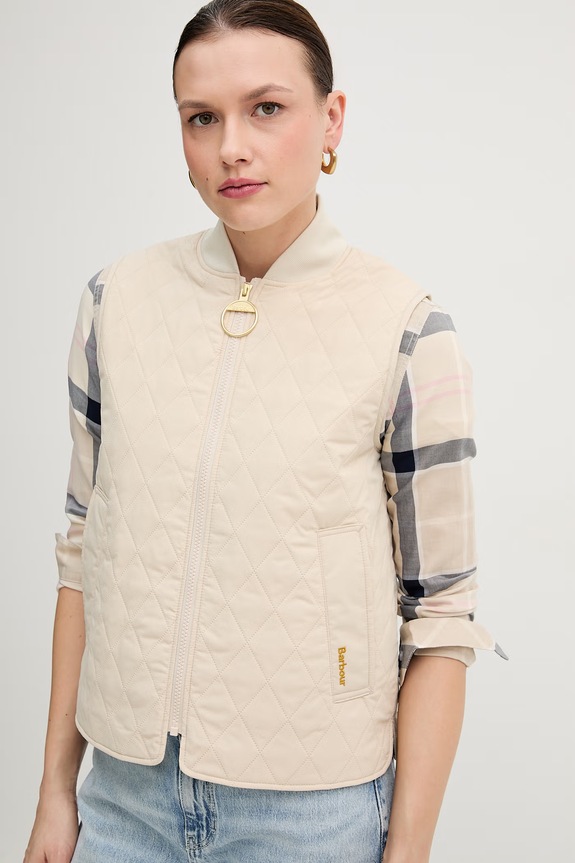 Barbour vestă Roeburn bej LGI0219