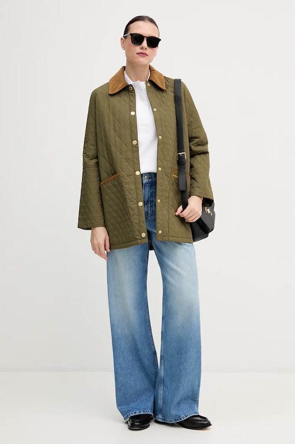 Barbour geacă Goldmire LQU1896 verde SS26