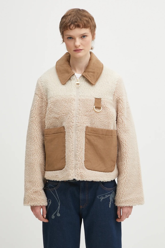 Яке Barbour Malena Fleece преходна изолация бежов LFL0080BE11