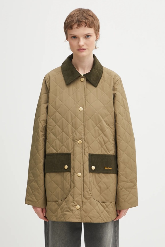 Яке Barbour Corinne Quilt преходна изолация зелен LQU1815GN32