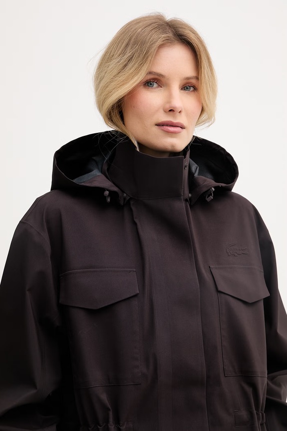 Lacoste kurtka damska brązowy BF0021
