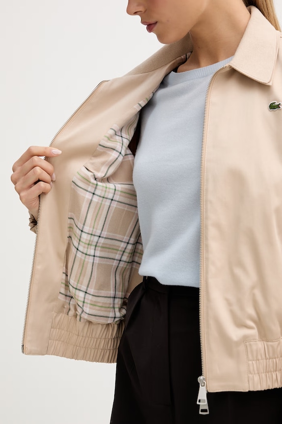 Lacoste rövid dzseki férfi pamut elasztánnal BF5305