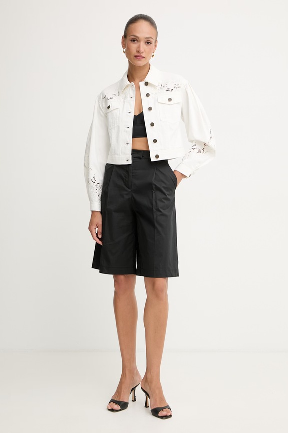 Twinset bunda dámska rifľová 261TT2460 biela SS26