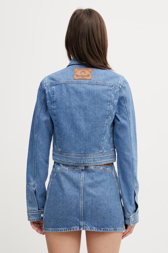 Clothing Marine Serre jacket Women's denim WJA076ACDEN0002 blue