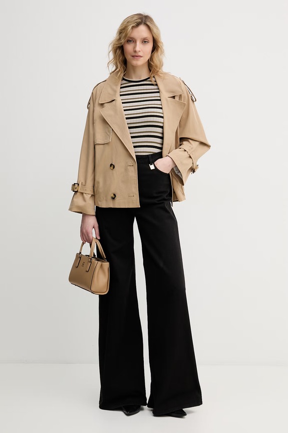 Sisley trench női pamut 2RRMLN06Y bézs SS26