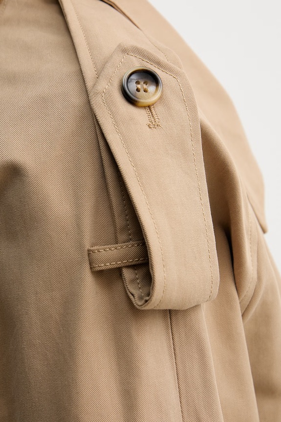 Sisley trench női pamut 2RRMLN06Y bézs
