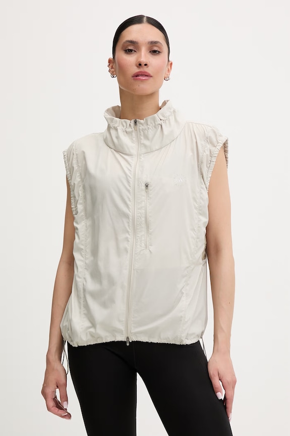 adidas by Stella McCartney vestă pentru femei bej JY8211