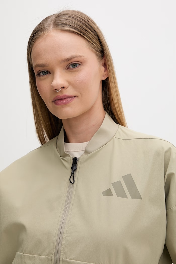 Îmbrăcăminte Adidas geacă bomber pentru femei x Z.N.E KD8509 verde