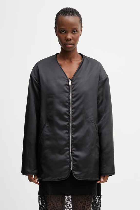 MM6 Maison Margiela kurtka damska czarny S52AM0351.MTN134.962