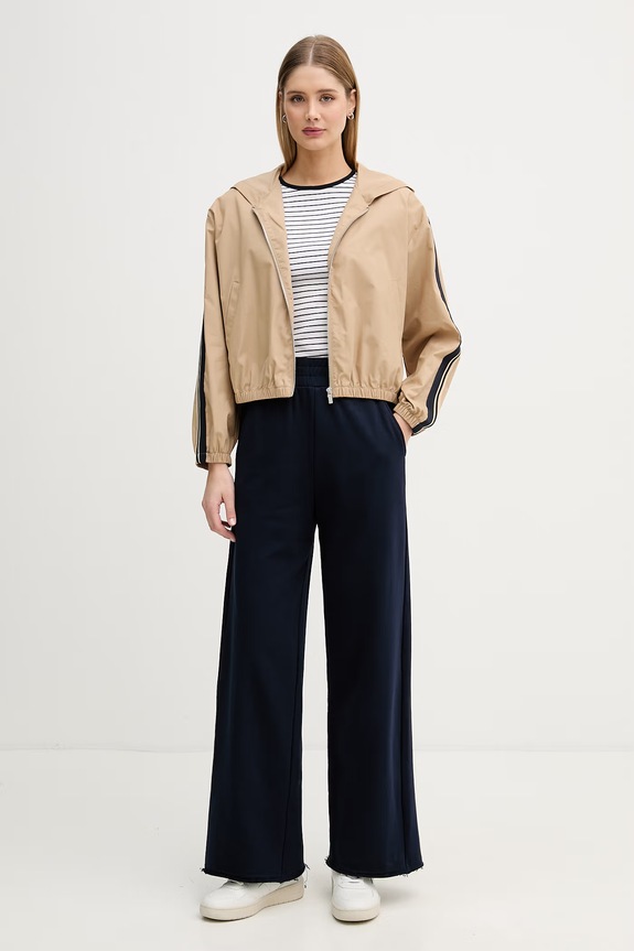 United Colors of Benetton Μπουφάν Bomber γυναικείο βαμβακερό 2Z0SDN09E μπεζ SS26