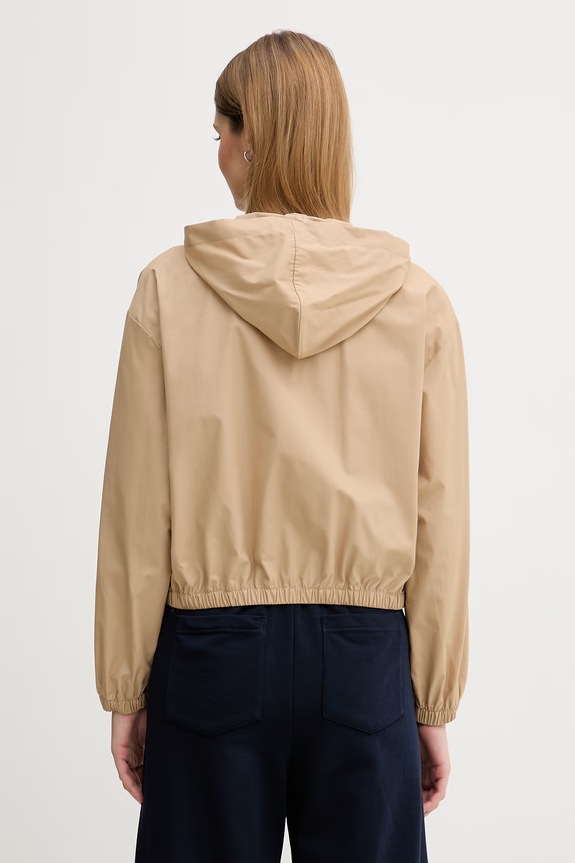 Ρούχα United Colors of Benetton Μπουφάν Bomber γυναικείο βαμβακερό 2Z0SDN09E μπεζ