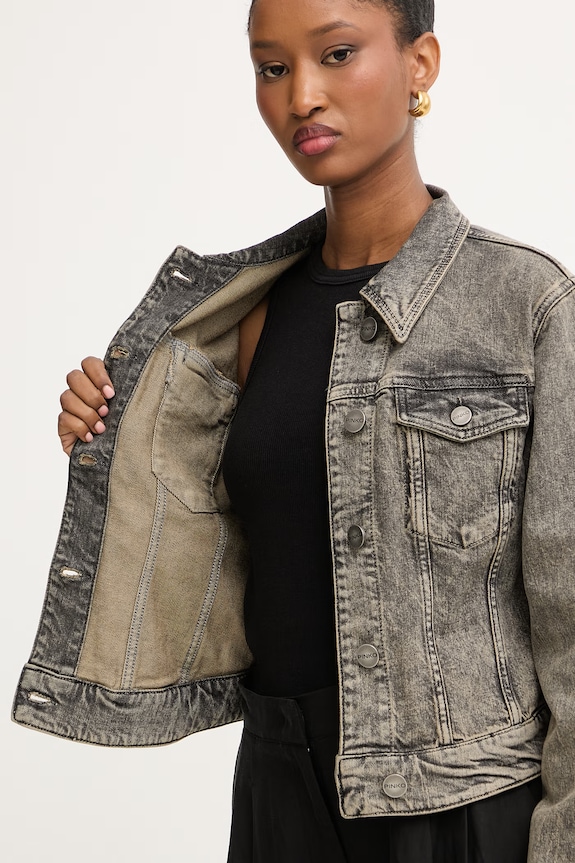 Pinko jachetă scurtă pentru femei, din denim 106388.A34Y