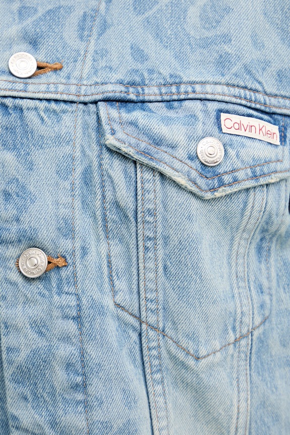 Calvin Klein Jeans bunda dámska LV047F677G modrá