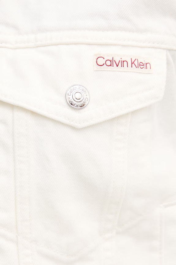 Calvin Klein Jeans jachetă pentru femei, din bumbac LV047F776G bej