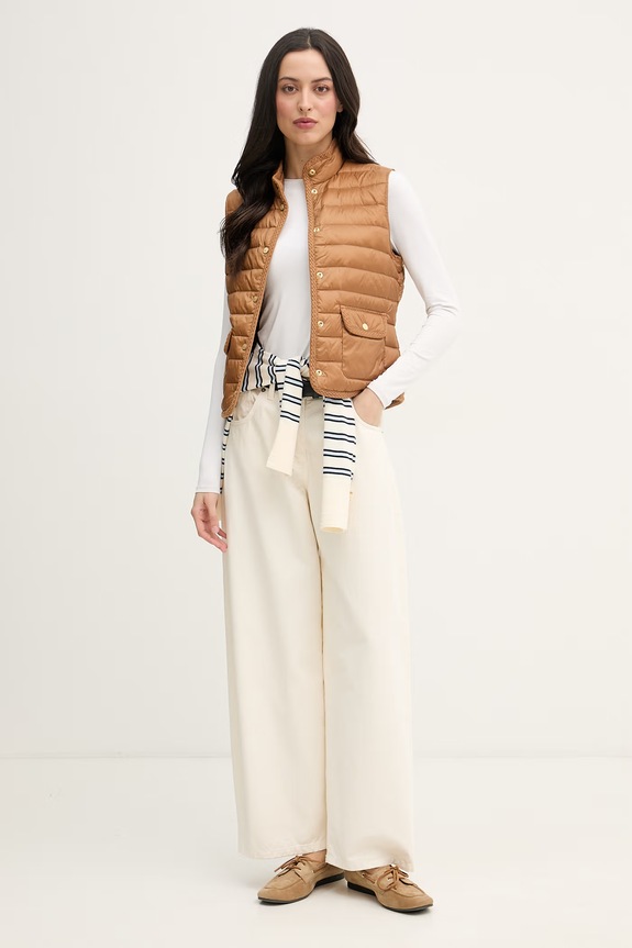 Tommy Hilfiger vesta dámska WW0WW49661 hnedá SS26