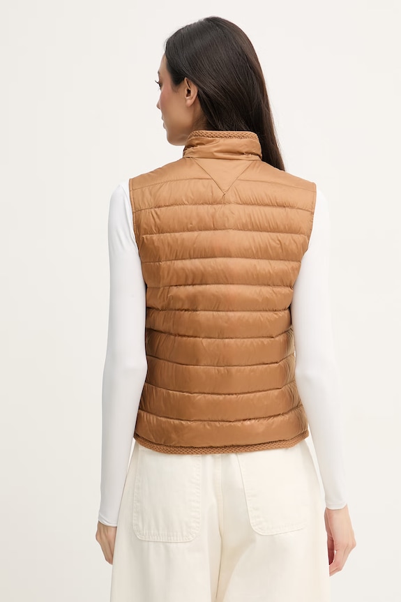 Oblečenie Tommy Hilfiger vesta dámska WW0WW49661 hnedá
