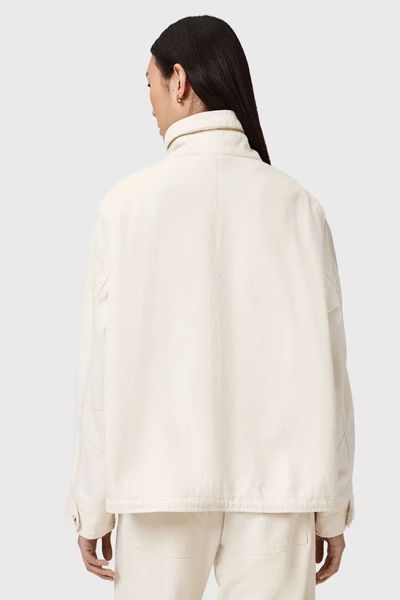 AllSaints kurtka CLAY W034OE biały SS26