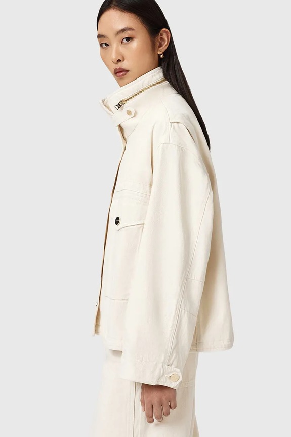 AllSaints kurtka CLAY biały W034OE