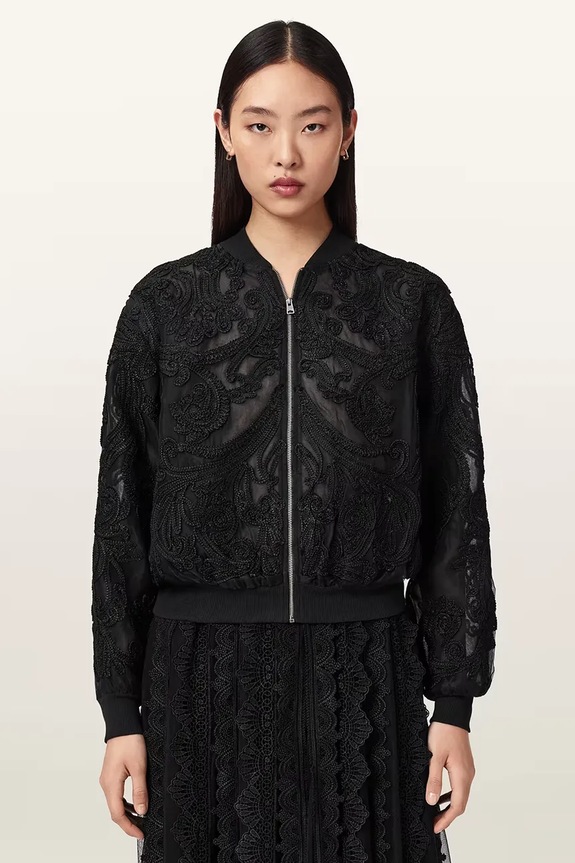 AllSaints bomberka damska JADE czarny W124OD