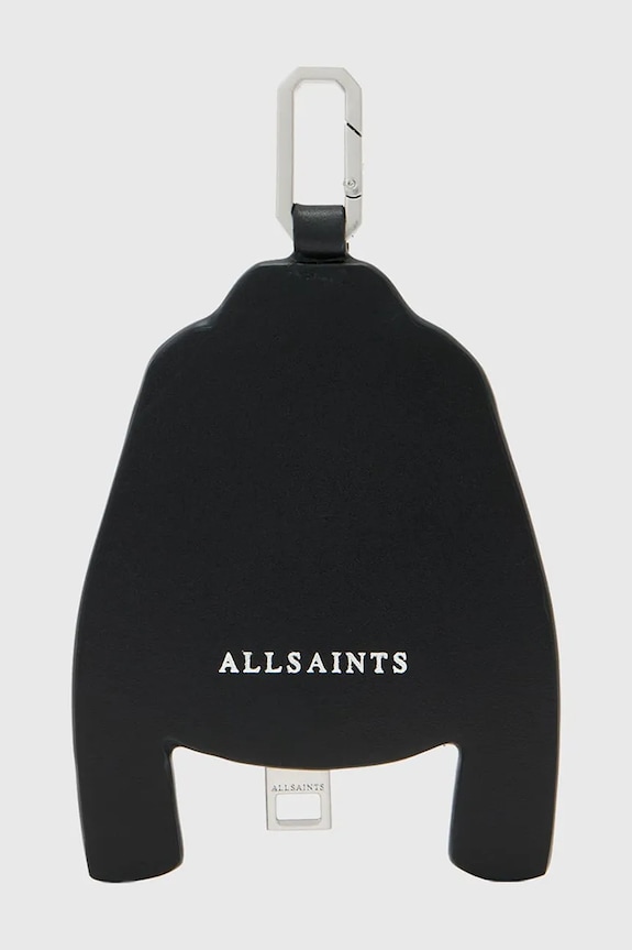AllSaints brelok skórzany BALFERN W535XC czarny SS26