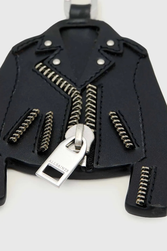 AllSaints brelok skórzany BALFERN czarny W535XC