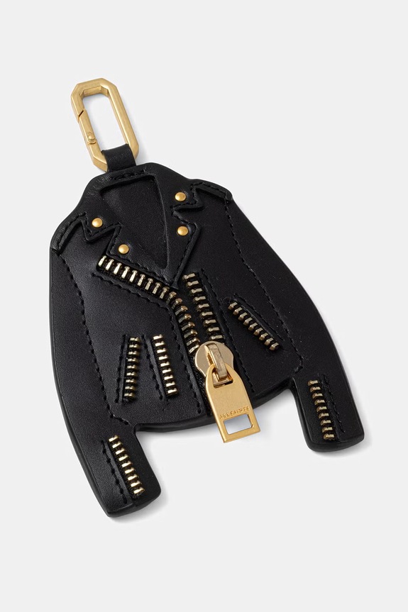 AllSaints portachiavi in pelle BALFERN nero W535XC