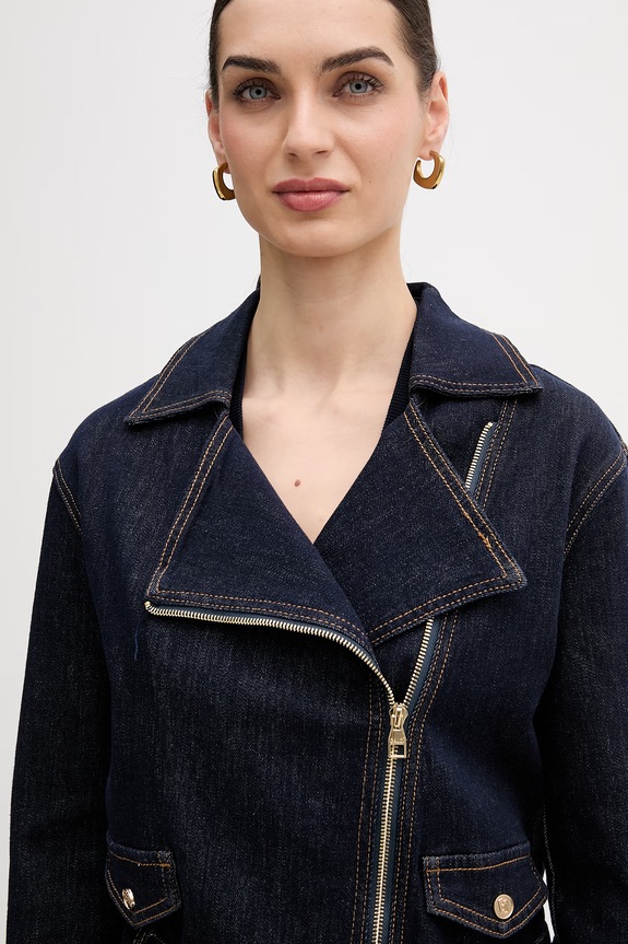 Gaudi giacca di jeans blu navy 611BD36001