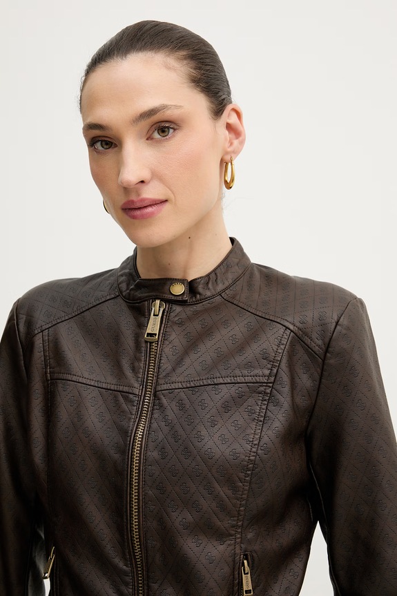 Guess kurtka damska NEW ANITA brązowy W6GL09.W1834