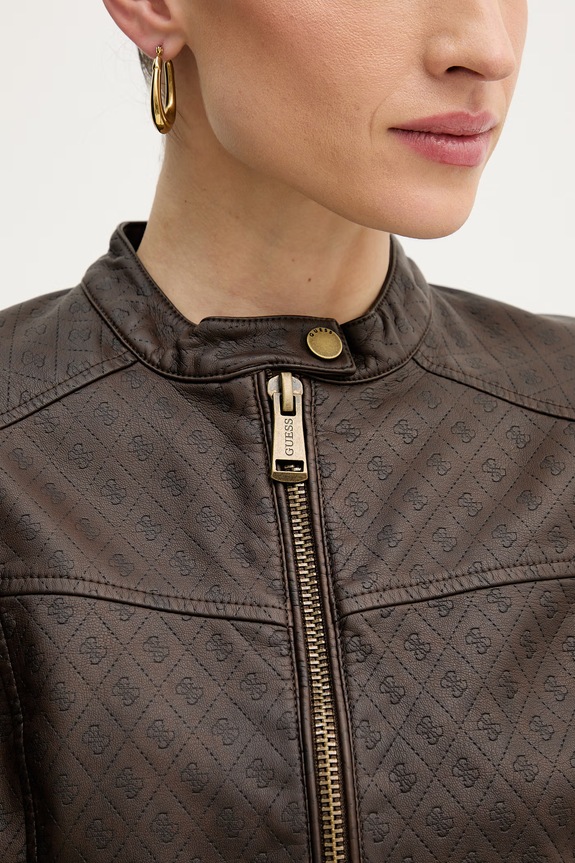 Guess kurtka damska NEW ANITA W6GL09.W1834 brązowy