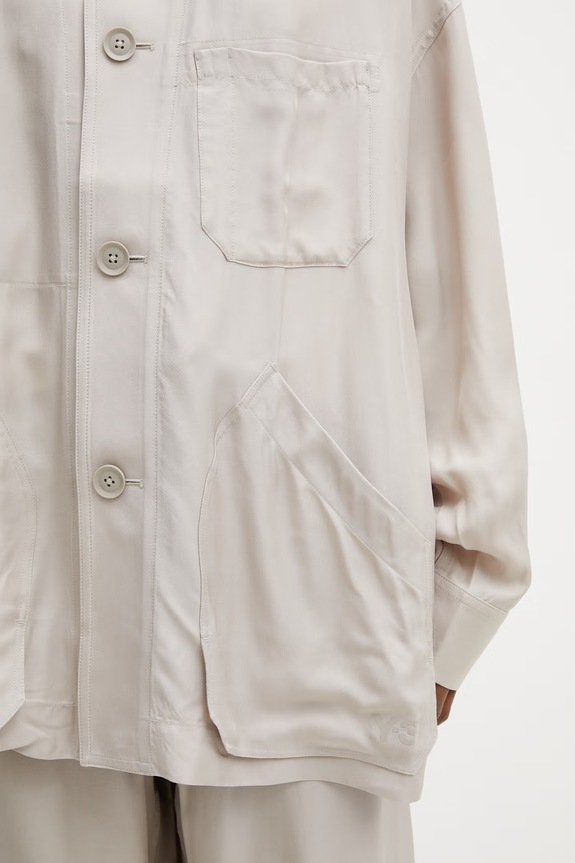 Y-3 CHORE JKT/SHRT сорочка жіноча бежевий KQ7297