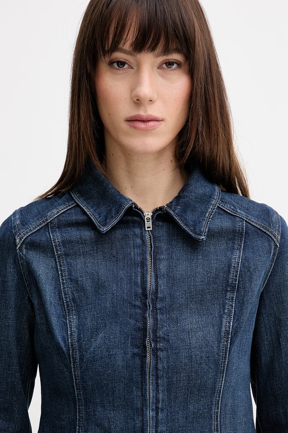 Levi's kurtka jeansowa STRETCH FITTED niebieski 005EA