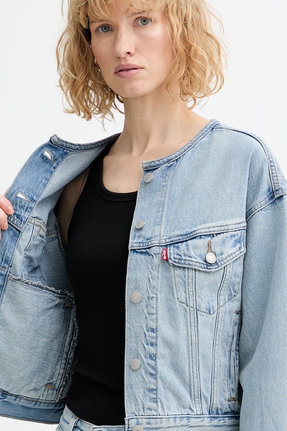 Τζιν μπουφάν Levi's COLLARLESS SHRUNKEN 90S 006EZ