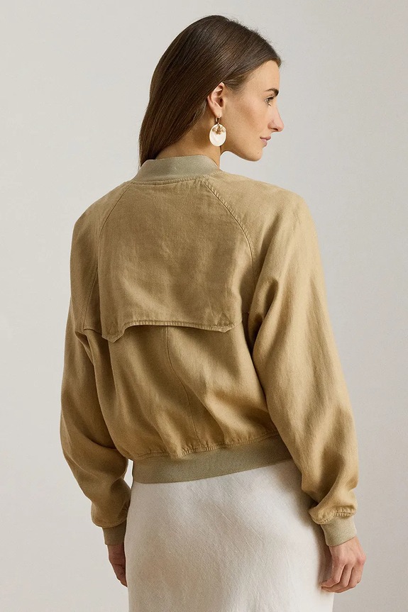 Lauren Ralph Lauren αβιάτορ γυναικείο με λινό 200P08939 μπεζ SS26