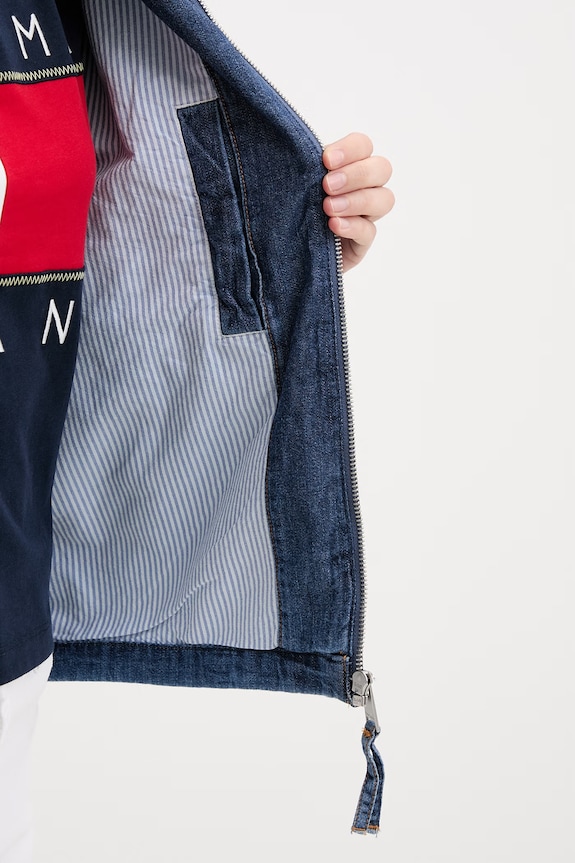 Tommy Jeans bunda dámská džínová DW0DW22607