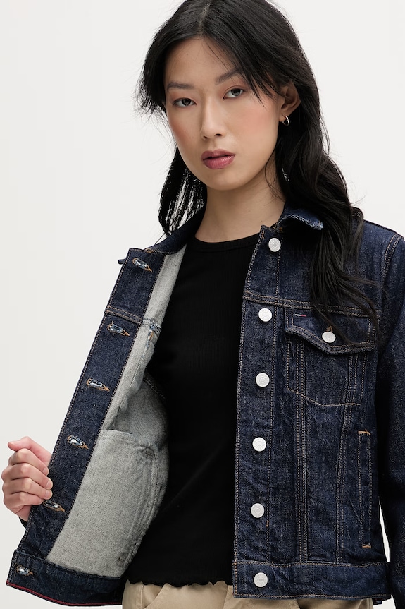 Tommy Jeans kurtka damska jeansowa DW0DW22719