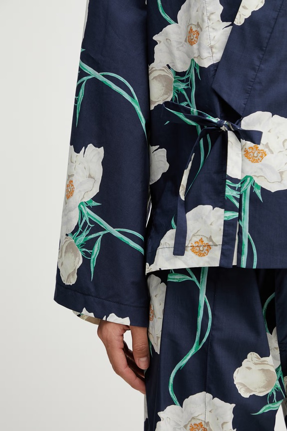 Kenzo Jacket жіночий бавовняний піджак темно-синій FG52VE2879O2