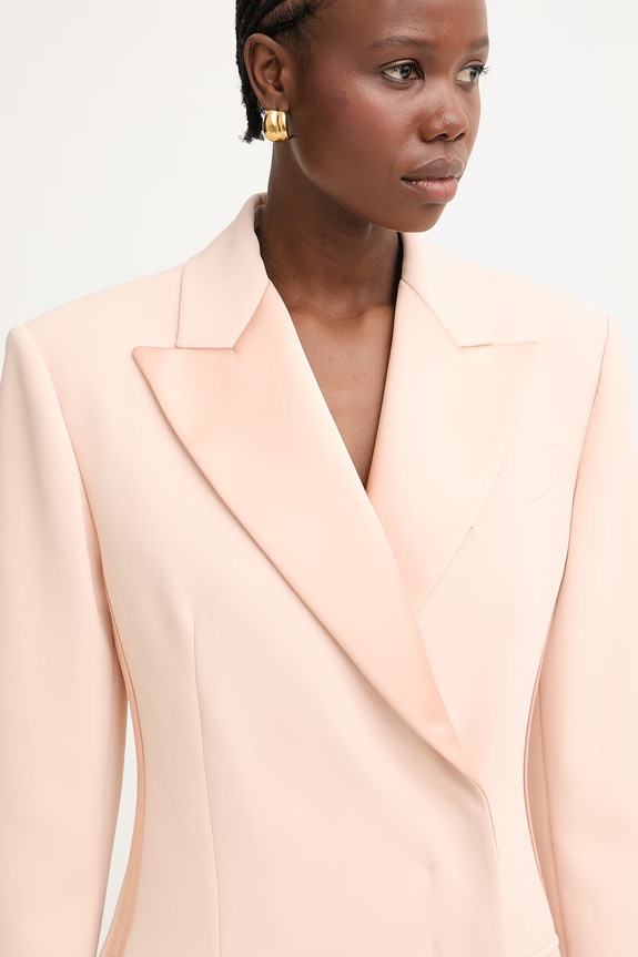 Elisabetta Franchi σακάκι γυναικείο μπεζ GI24163E2