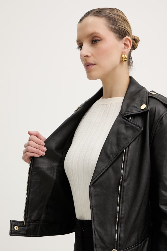 Armani Exchange női bőr motoros dzseki XW001924.AF25817