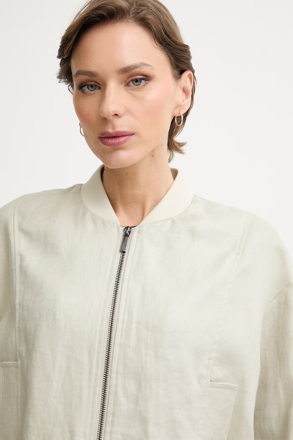 Armani Exchange átmeneti kabát női vászon bézs XW001980.AF21530